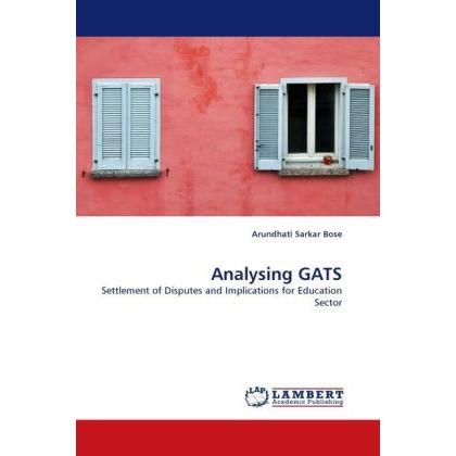 Analysing GATS, Fachbücher