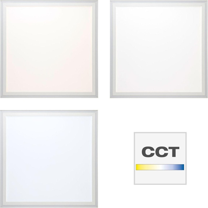 Actual product image Brilliant Lanette LED 37W /WA/DE/3800lm/DIM/CCT/RGB/NL/RC Deckenaufbau-Paneel 60x60cm (3800 lm)