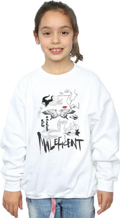 Immagine prodotto Disney Maleficent Mistress Of Evil Growing Wild Collage Felpa Ragazze (104)