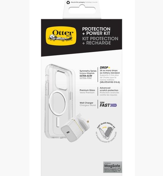 Image du produit OtterBox Protection + Power KIT - Starter Kit (Apple iPhone 15 Pro)