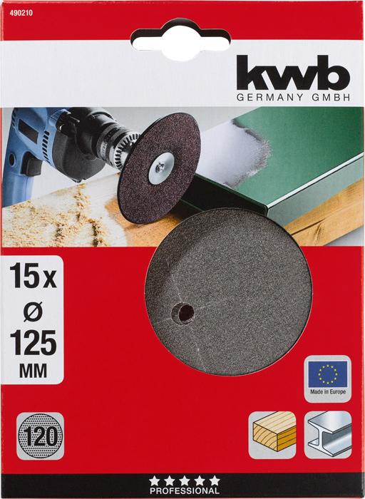 Immagine prodotto kwb Mole in corindone 125 fine Sb (120)