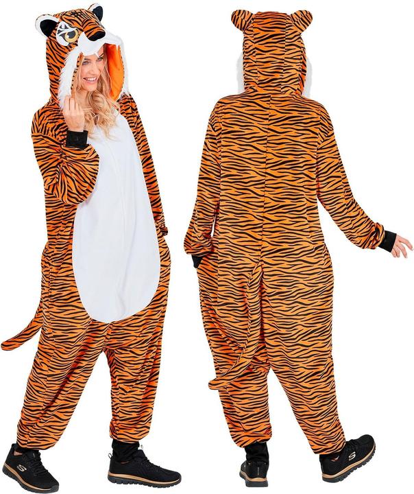 Produktbild Widmann Tiger Onesie Plüschkostüm (One Size)