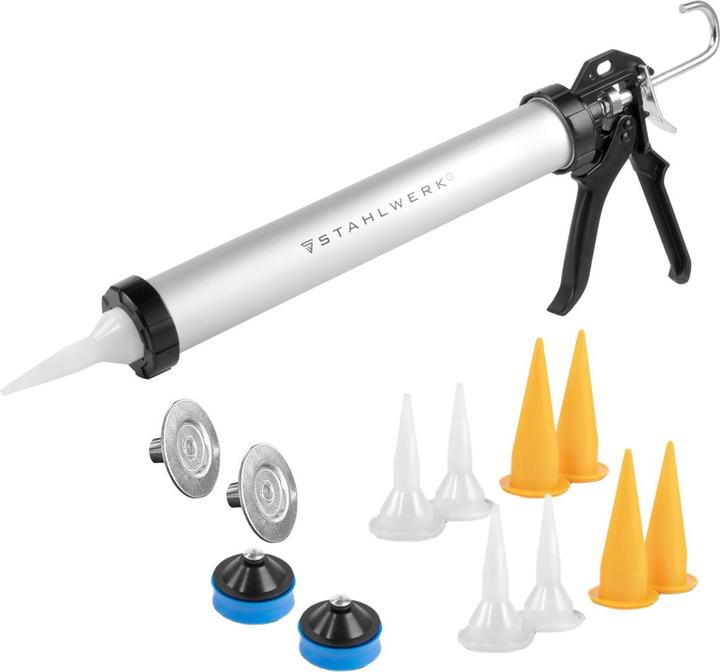 Stahlwerk Silikonpistole SP-600 ST 600 ml aus stabilem Aluminium