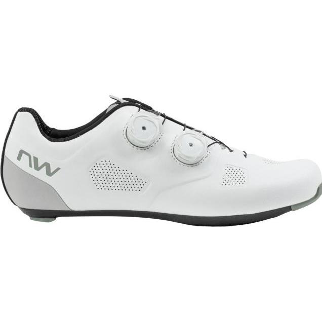 Northwave, Uomini, Scarpe da ciclismo, Revolution Rennrad Schuhe (40.5), Bianco, Grigio