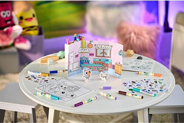 Actual product image Crayola Colour Wonder, Gabby's Dollhouse without stains gift set, rich contents with brands