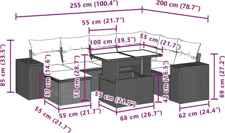 Produktbild vidaXL Clarissa