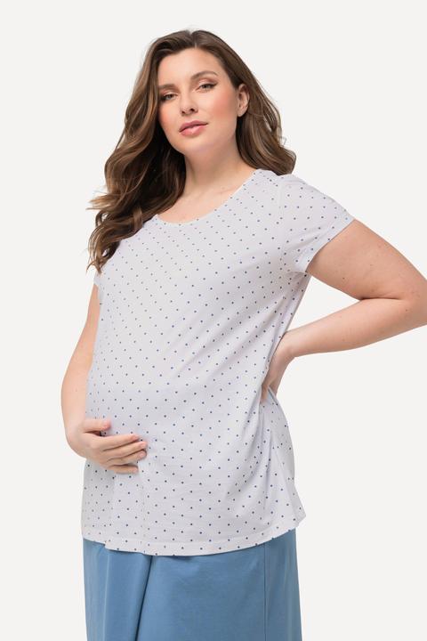 Produktbild Ulla Popken Bellieva-T-Shirts, 2er-Pack, Kurzarm, seitl. Raffung, GOTS (50, 52)