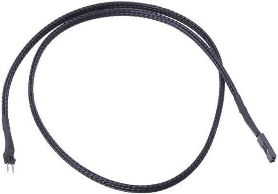 Produktbild Phobya 2pin-Kabel Verlängerung Buchse/Stecker 60cm Schwarz