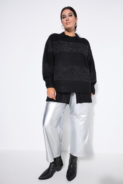 Produktbild Studio Untold Pullover, oversized, Kuschelstrick, Glitzer-Streifen (60)