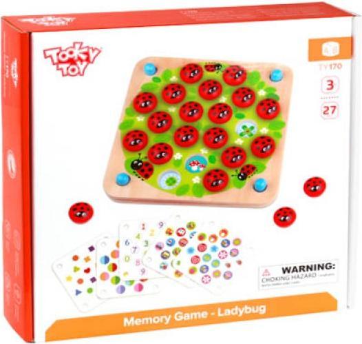 Produktbild Tooky Toy Memory-Spiel Marienkäfer TY170A