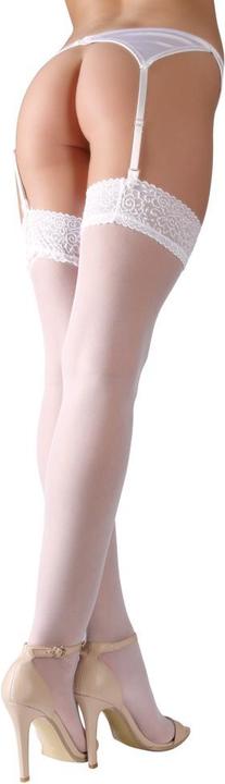 Actual product image Cottelli Collection Suspender stockings white (XL)