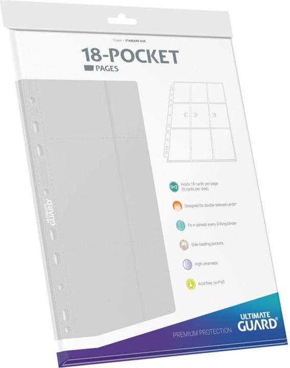 Produktbild Ultimate Guard UGD010405 - 18-Pocket Side-Loading Pages (10), weiss
