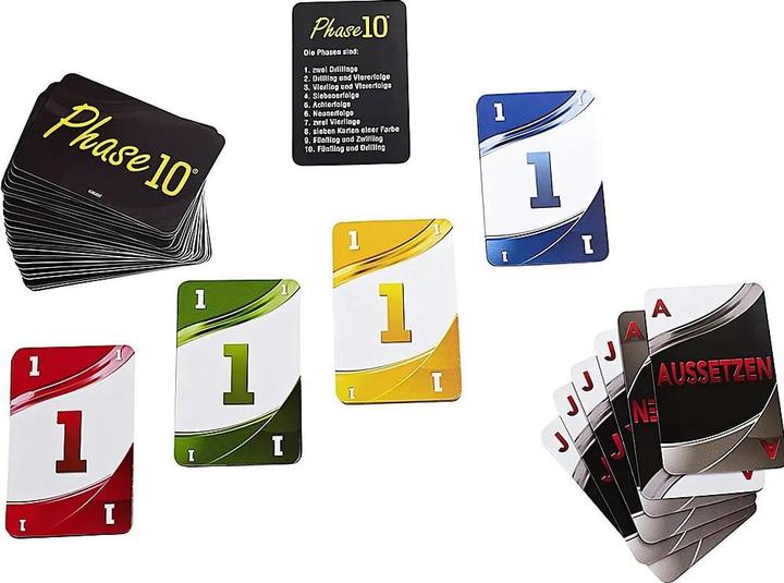 Actual product image Mattel Games Phase 10 (English, 2 - 6 Players)