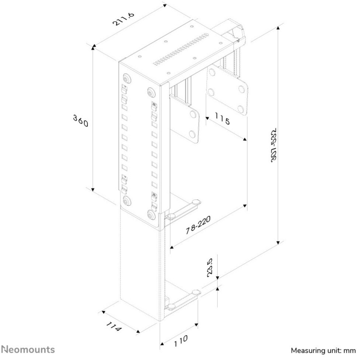 Produktbild Neomounts PC-Tischhalterung