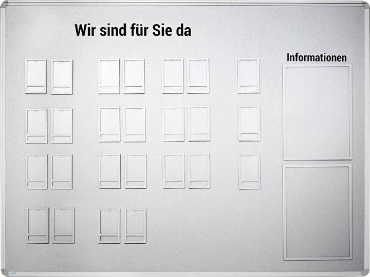 Actual product image Ultradex Magnetic board set photo pockets without back 1200x900x22
