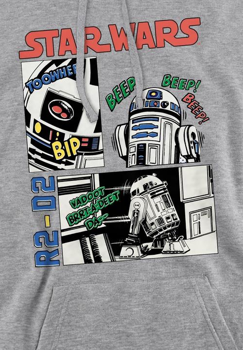 Immagine prodotto Star Wars Beep Boop Felpa con Cappuccio R2-D2 Uomo (M)