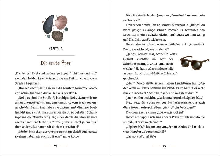 Actual product image Die Küstencrew (Band 2) - Die Spur der Schmuggler (German, Corner bandixen, Loewe children's books, Nathalie Kranich, 2022)