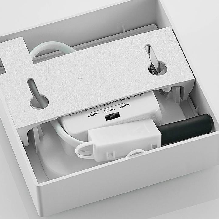 Immagine prodotto Prios Plafoniera Alette LED, bianca, 12,2 cm (705 lm)