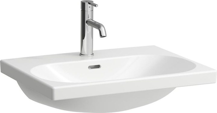 Produktbild Laufen Aufsatzwaschtisch LUA 60x46cm m ÜL 1 Hahnloch-Ausführung weiss (460 mm, 600 mm)