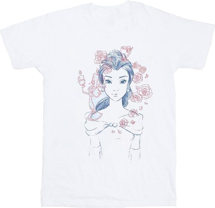 Produktbild Disney Belle Lumiere Sketch TShirt (4XL)