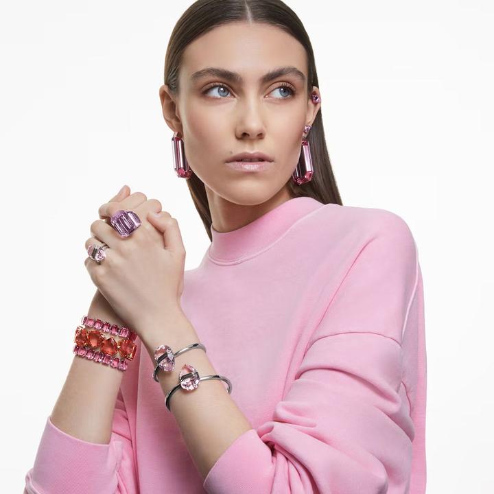 Image du produit Swarovski Lucent Cocktail Bague Taille Octogone Rose (55)