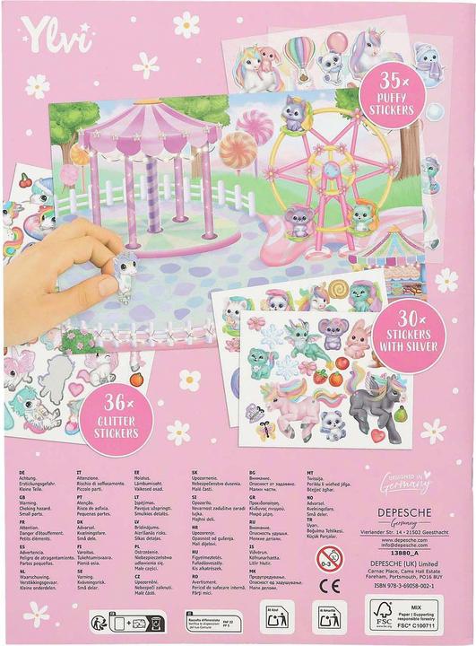 Image du produit Magni DEPESCHE Ylvi Stickerbuch Create your Unicorn World