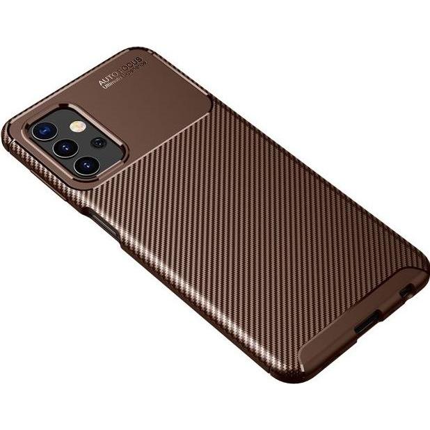 Thumbnail - MU Style Carbon Fiber TPU Softcase Series (Samsung Galaxy A32 5G), Smartphone Hülle, Braun