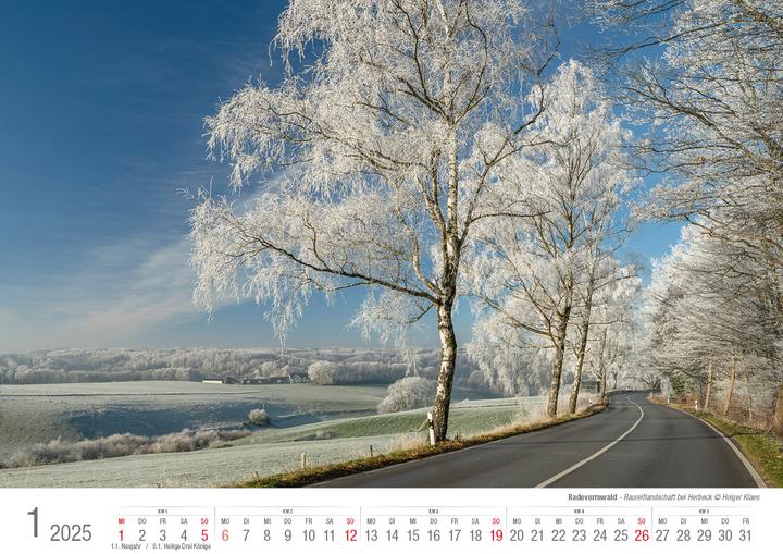 Produktbild Radevormwald 2025 Bildkalender A3 Spiralbindung (A3)