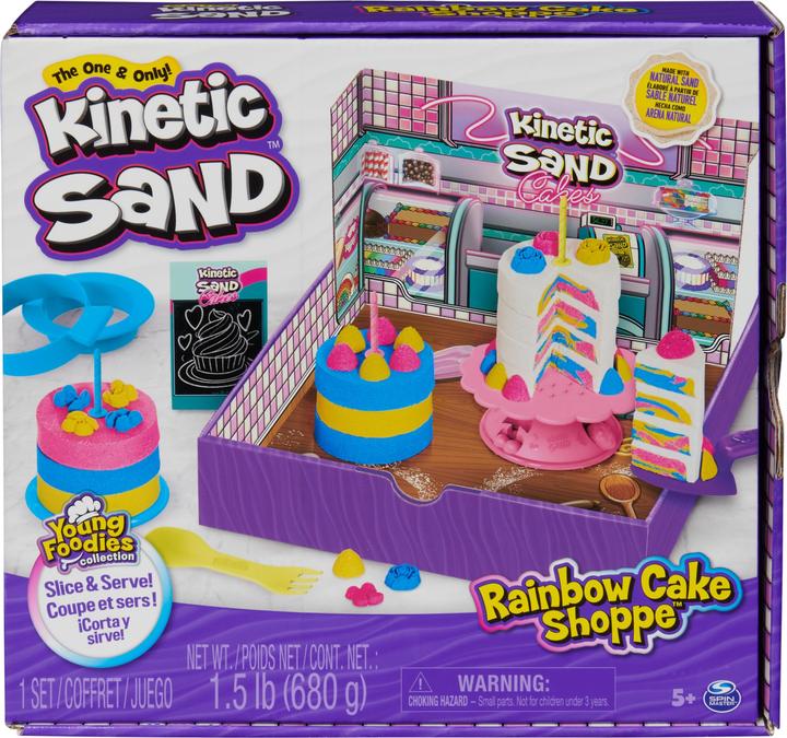 Spin Master Kinetic Sand Regenbogen Bäckerei Set