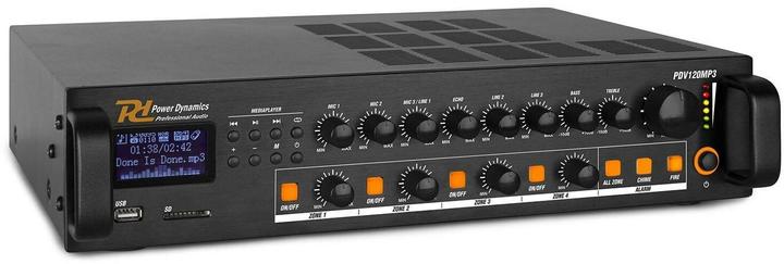 Produktbild Power Dynamics PDV120MP3 4-Zonen Mischer (Verstärker)