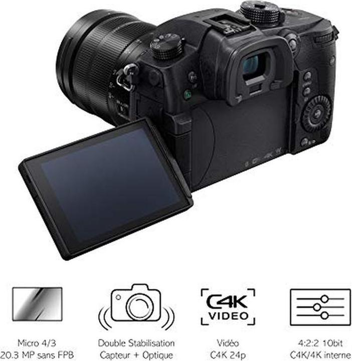 Productafbeelding Panasonic Lumix DMC-GH5 + 12-60mm (12 - 60 mm, 21.77 Mpx)