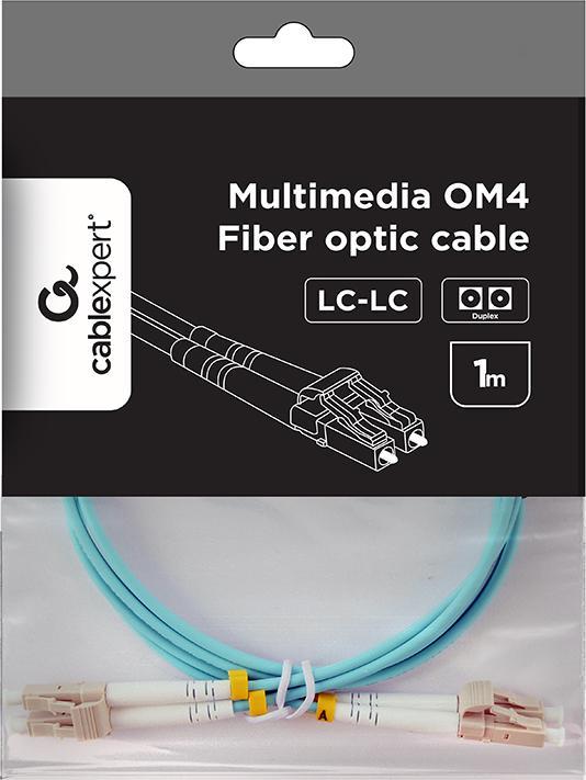 Image du produit Gembird Charger Cablexpert CFO-MDOM4-LC/LC-1M Multimode Duplex OM4 50/125 Fiber Optic Cable, LC/LC, 1 m | (1 m)