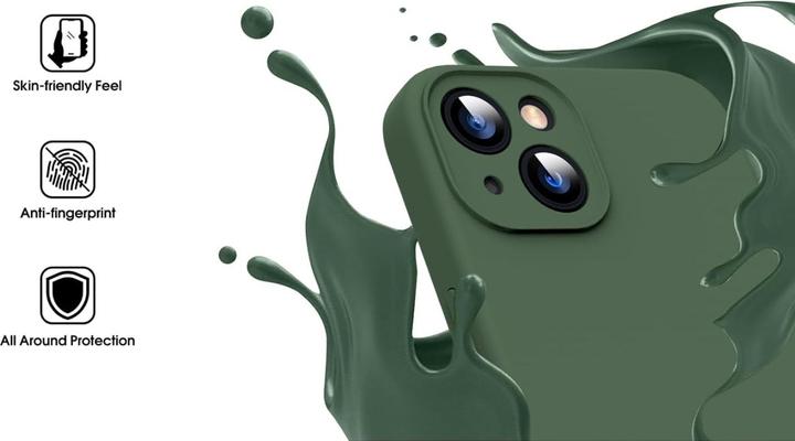 Actual product image Screenguard Apple iPhone 15 Plus Liquid Silicone Camera Protector Case (Apple iPhone 15 Plus)