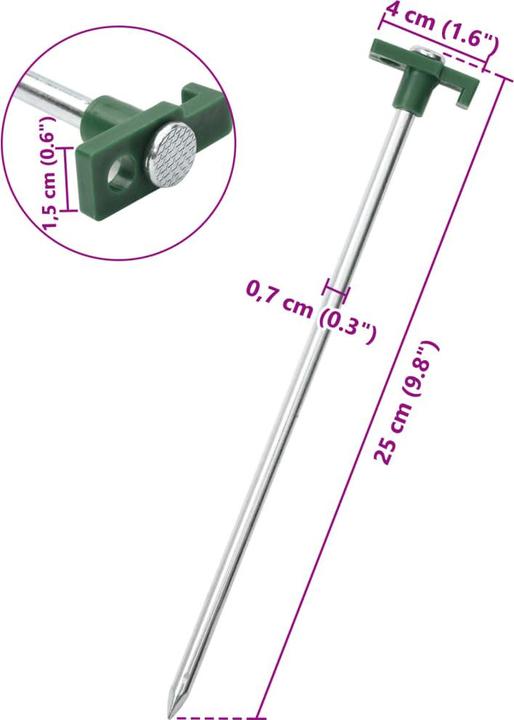 Image du produit vidaXL Zelthering