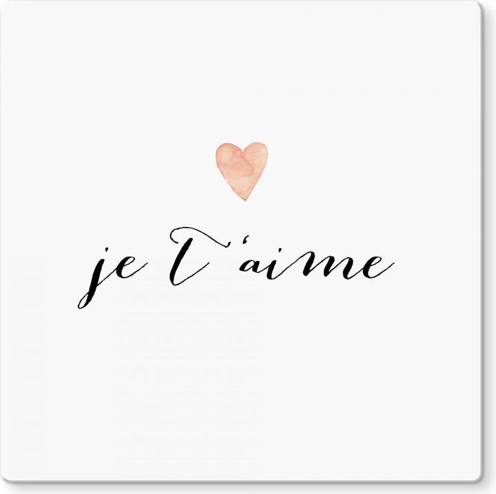 Produktbild Trenddeko Je t'aime (30 x 30 cm)