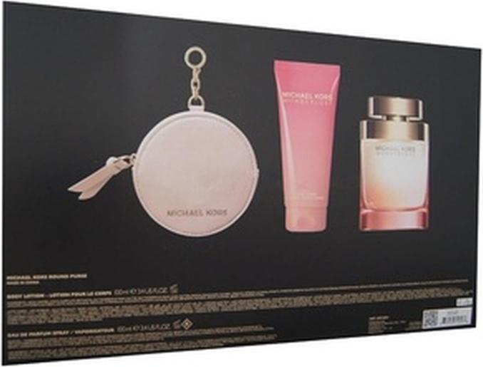 Actual product image Michael Kors Wonderlust Eau de Parfum 100ml Body Lotion 100ml and Round Purse (Perfume set)