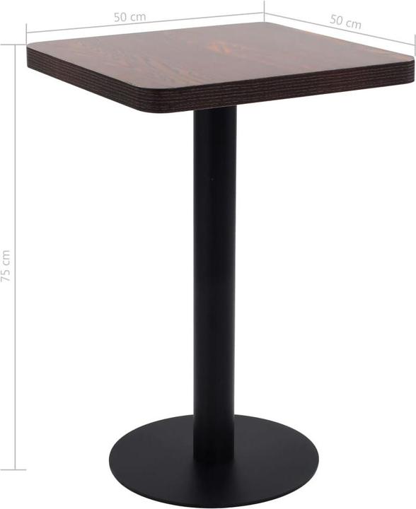 Marron foncé et noir