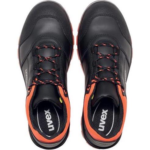Thumbnail - Uvex Safety, Sicherheitsschuhe, 2 xenova Halbschuhe S3 95061 schwarz, rot Weite 10 Größe 42 (S3, 42)