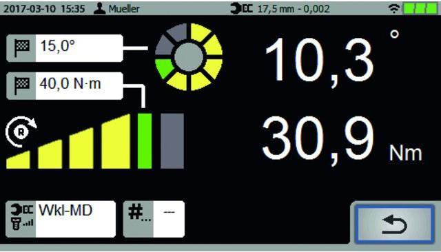 Actual product image Gedore E-torc Q 20-200 Nm SE 14x18 (1/4", 20 Nm, 200 Nm)