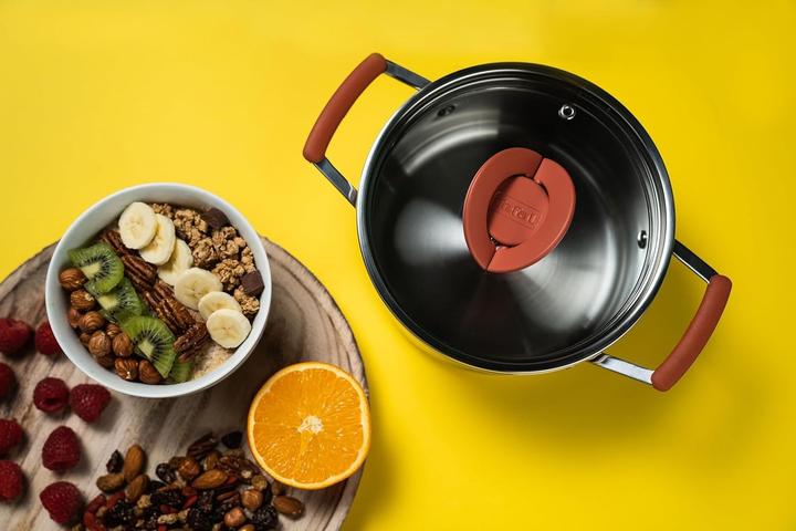 Image du produit Tefal SET 13 PIÈCES OPTI'SPACE SS (G721SD74) (Set de poêles + casseroles, Acier inoxydable)
