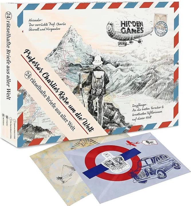 Hidden Games Professor Charlie's Journey Around the World (German, 1 - 6 Players)