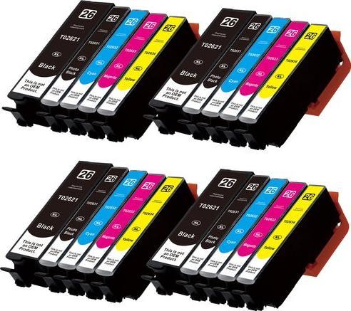 Produktbild Hermex Kompatible Tintenpatrone XL für Epson Expression Premium XP-605 (M, Y, BK, PBK, C)
