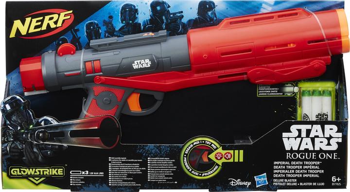 Actual product image Nerf Star Wars Rogue 1 Shark Trooper Deluxe Blaster