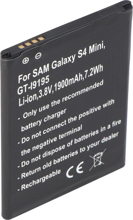 Produktbild Samsung Akku Galaxy S4 Mini, GT-I9195, GT-I9190, GT-I9192, B500BE mit NFC