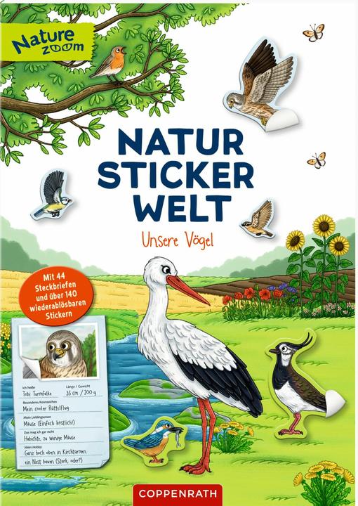 Produktbild Natur-Stickerwelt: Unsere Vögel (5er-VE)