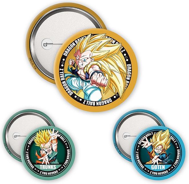 Immagine prodotto ABYstyle Dragon Ball Badge Pack: DBZ/Trunks, Goten & Gotrunks