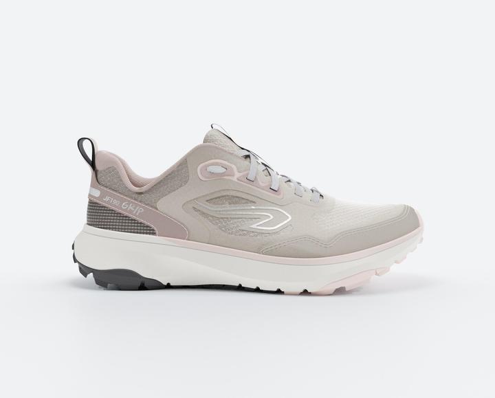Kalenji Laufschuhe Trailrunning Damen - JF 190 Grip beige/rosa (39)