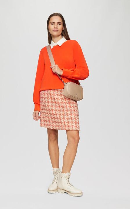 Produktbild S.Oliver Sweatshirt Scuba-Sweatshirt mit weiten Ärmeln (46)