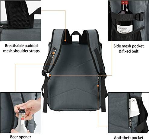 Actual product image Only-Bags.Store Waterproof Insulated Cooler Bag Large Picnic Backpacks Lightweight Lunch Bag Backpacks (30 l)