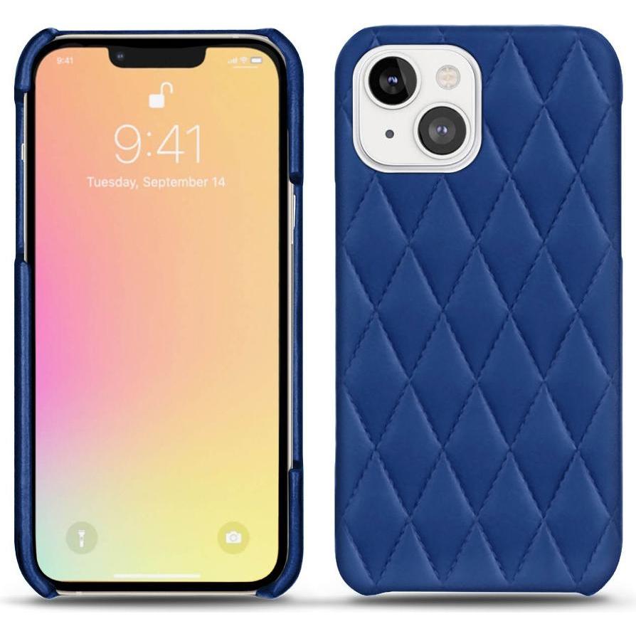Noreve Lederschutzhülle (Apple iPhone 13), Smartphone Hülle, Blau